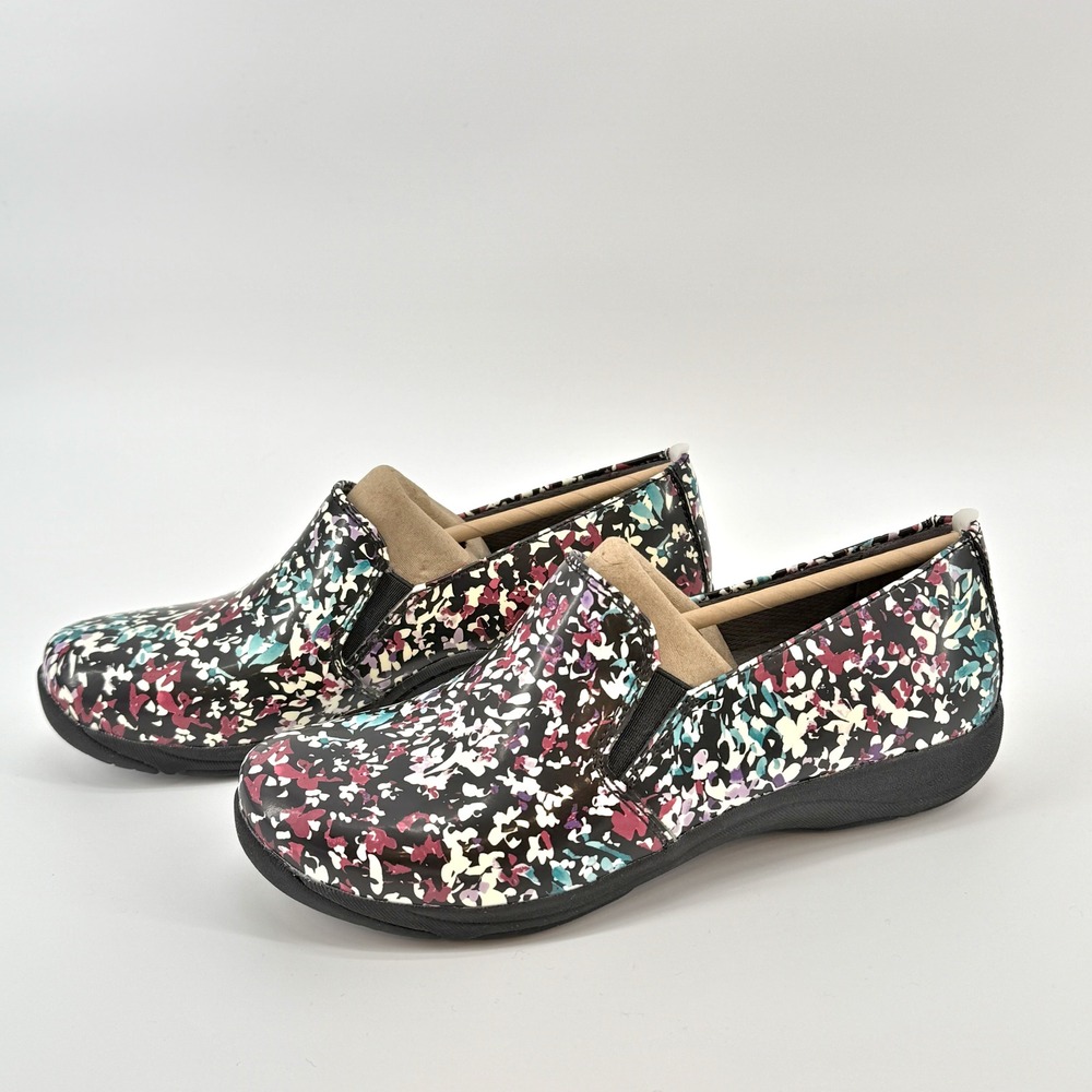 Dansko Nora Petals Leather Slip On‎ Loafer Casual Comfort Shoes Floral Size 37 - Picture 12 of 12